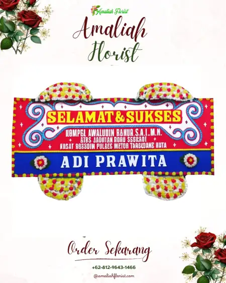 Papan Bunga Ucapan Selamat Bangun